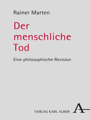 cover image of Der menschliche Tod